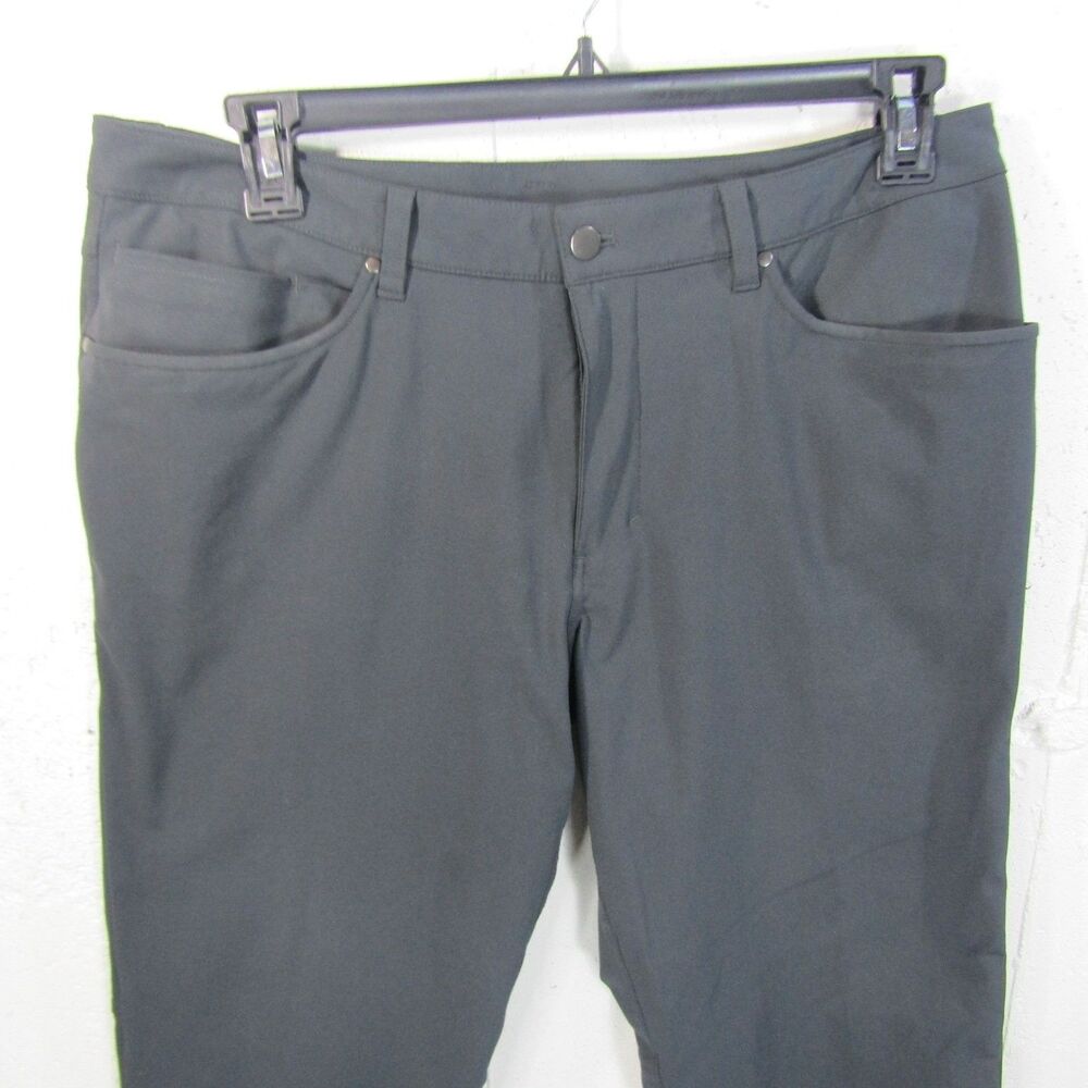 Lululemon Men's ABC Pants Slim Fit Gray Size 36 x 32 Casual Performance Tech